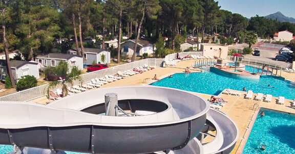 Camping con piscina en Collioure